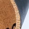 Hello Honey® Natural & Black Work & Wine Coir Doormat